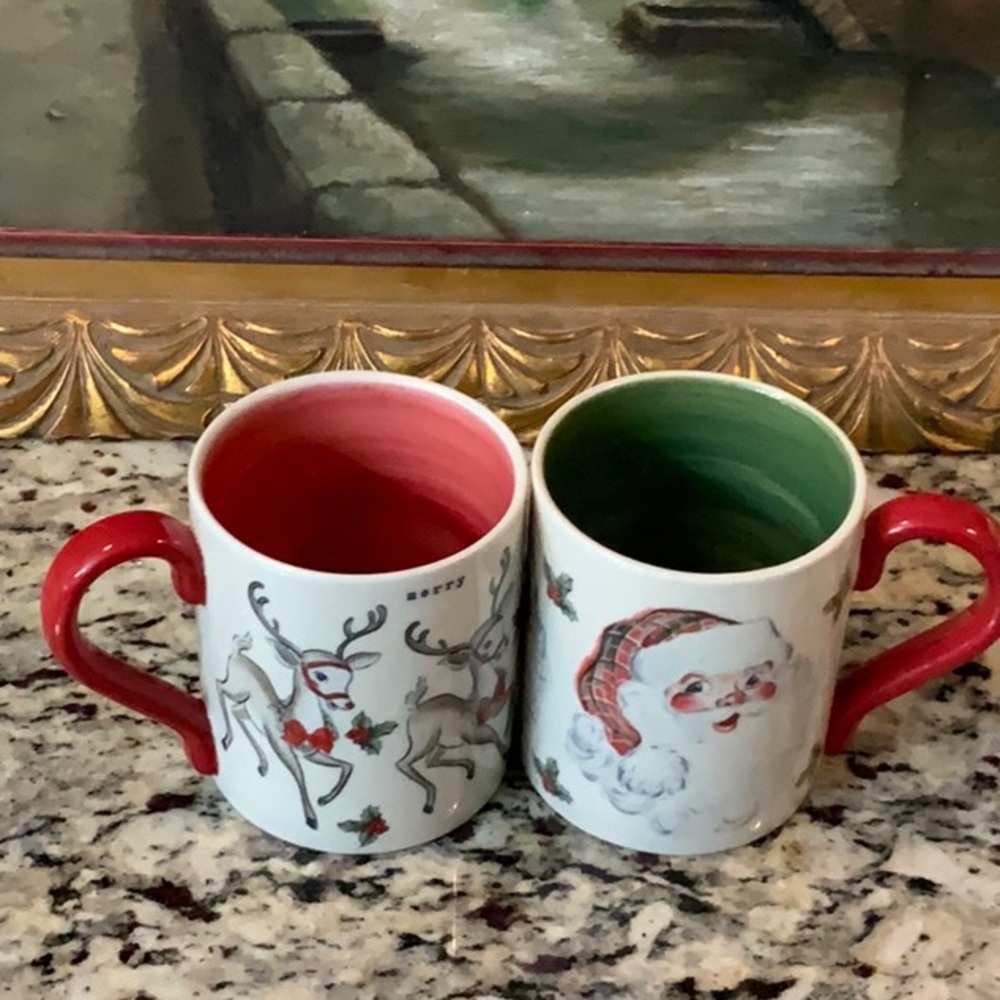 Mud Pie Vintage Mugs